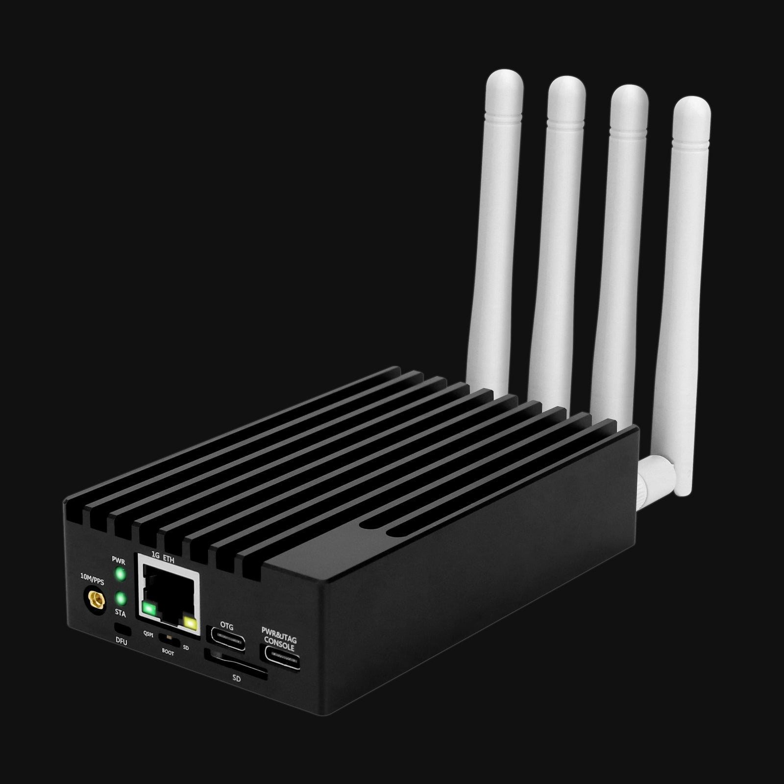 Compact SDR hardware platform with RF interfaces